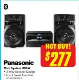 The Good Guys Panasonic Mini System 300W offer