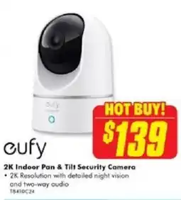 The Good Guys eufy 2K Indoor Pan & Tilt Security Camera offer