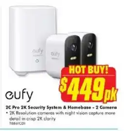 The Good Guys eufy 2C Pro 2K Security System & Homebase - 2 Camera offer
