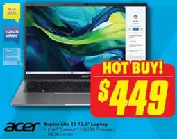 The Good Guys acer Aspire Lite 15 15.6" Laptop offer