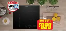 The Good Guys W Westinghouse 60cm Induction Cooktop offer