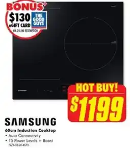 The Good Guys SAMSUNG 60cm Induction Cooktop offer
