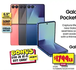 JB Hi-Fi Galaxy Z Flip7 256GB offer