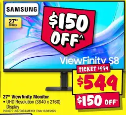 JB Hi-Fi SAMSUNG 27" Viewfinity Monitor offer