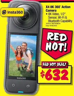 JB Hi-Fi X4 8K 360° Action Camera offer