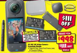 JB Hi-Fi X5 360° 8K Action Camera - Essentials Bundle offer