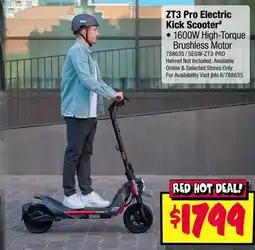 JB Hi-Fi ZT3 Pro Electric Kick Scooter offer