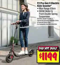 JB Hi-Fi F2 Pro Gen II Electric Kick Scooter offer