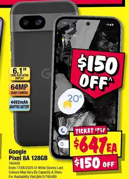 JB Hi-Fi Google Pixel 8A 128GB offer