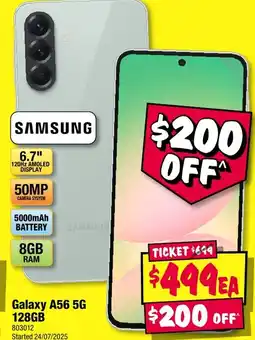 JB Hi-Fi Galaxy A56 5G 128GB offer