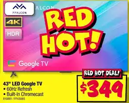 JB Hi-Fi 43" LED Google TV offer