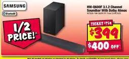 JB Hi-Fi SAMSUNG HW-Q600F 3.1.2 Channel Soundbar With Dolby Atmos offer