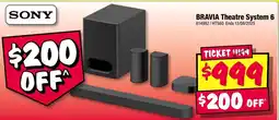JB Hi-Fi SONY BRAVIA Theatre System 6 offer