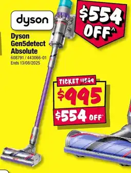 JB Hi-Fi Dyson Gen5detect Absolut offer