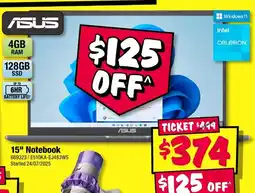 JB Hi-Fi 15" Notebook offer