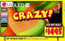 JB Hi-Fi 48" 4K Smart OLED TV offer