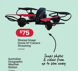 Australia Post Sharper Image Drone 10" Camera Streaming offer