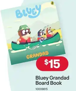 Australia Post Bluey Grandad Board Book offer