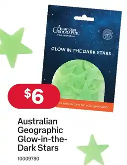Australia Post Australian Geographic Glow-in-the- Dark Stars offer