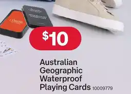 Australia Post Australian Geographic Waterproof Playing Cards offer