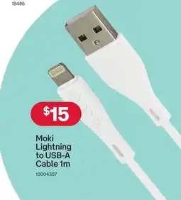 Australia Post Moki Lightning to USB-A Cable 1m offer