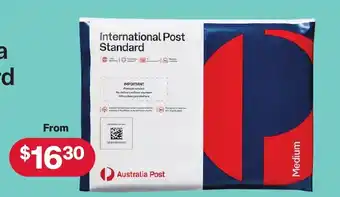 Australia Post International Post Standard offer