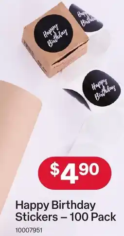 Australia Post Happy Birthday offer
