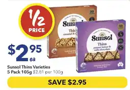Ritchies Sunsol Thins Varieties offer