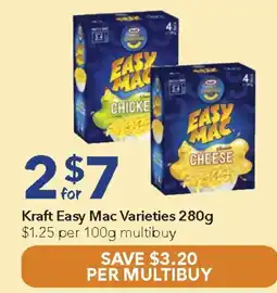 Ritchies Kraft Easy Mac Varieties offer