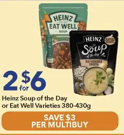 Ritchies Heinz Soup of the Day or Eat Well Varieties offer
