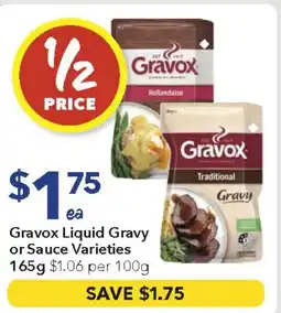Ritchies Gravox Liquid Gravy or Sauce Varieties offer