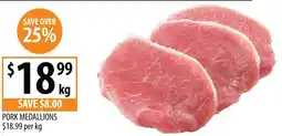 Supabarn Pork medallions offer