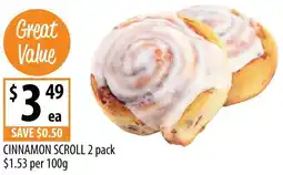 Supabarn Cinnamon scroll offer