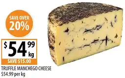 Supabarn Truffle manchego cheese offer