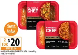 Supabarn My muscle chef high protein meals offer