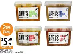 Supabarn Dari's soup offer