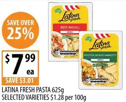 Supabarn Latina fresh pasta offer