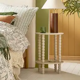 Pillow Talk Mei 2 Tier Round Side Table by Habitat offer