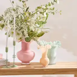 Pillow Talk Bria Frill Glass Vase by M.U.S.E offer