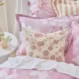 Pillow Talk Rosalia Embroidered Velvet Square Cushion by M.U.S.E offer