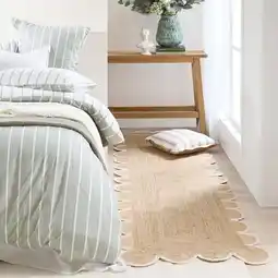 Pillow Talk Aria Jute Floor Runner by Habitat offer