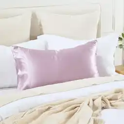 Pillow Talk Lilac Mulberry Silk Pillowcase by M.U.S.E offer