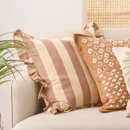 Pillow Talk Audrey Ruffle Square Cushion by M.U.S.E offer
