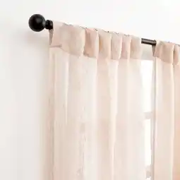 Pillow Talk Bailey Extendable Black Rod Set by Habitat offer