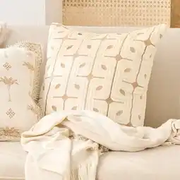 Pillow Talk Alhambra Velvet Embroidered Square Cushion by Habitat offer