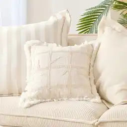 Pillow Talk Noto Cushion with Fringing by M.U.S.E offer