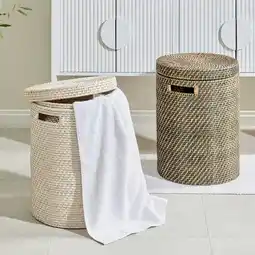 Pillow Talk Rattan Laundry Hamper by M.U.S.E offer