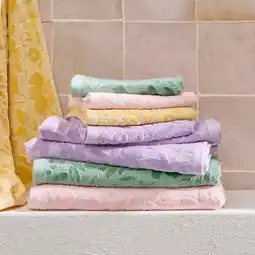 Pillow Talk Florentina Floral Turkish Cotton Towel Range by Habitat offer