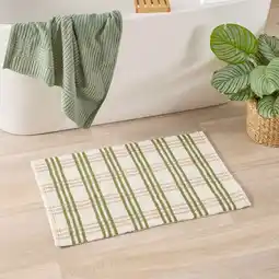 Pillow Talk Chloe Gingham Bath Rug by Habitat offer