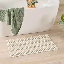 Pillow Talk Lola Check Bath Rug by Habitat offer